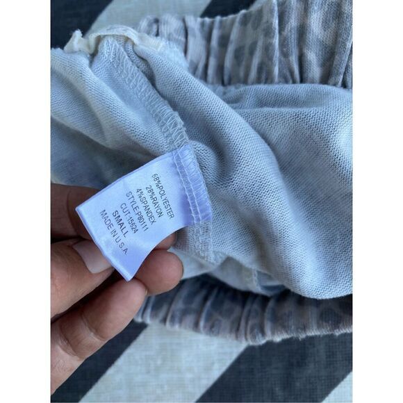 Oddy Leopard Print Drawstring Shorts Size Small Lot Of 2 - Picture 7 of 9